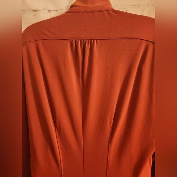 NWT Cinq a Sept  "Arden" Ruched Matte Jersey Button-up Mini Dress sz.S Ret.$345 - Picture 6 of 8